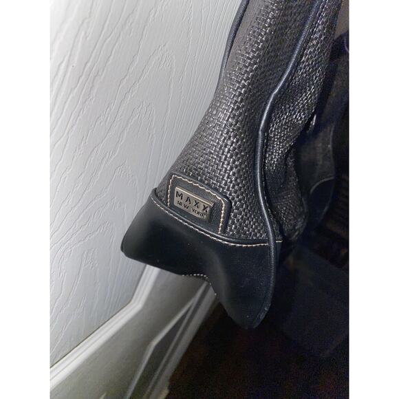 MAXX New York Polypropylene Leather Shoulder Handbag, Plaid. - Picture 8 of 16